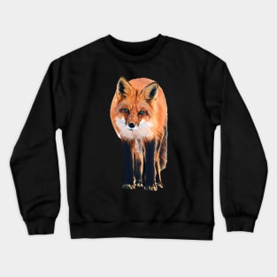 Fox - Woodland Themed Kids Room, Funny Gifts For Forester, Cute Animals Crewneck Sweatshirt